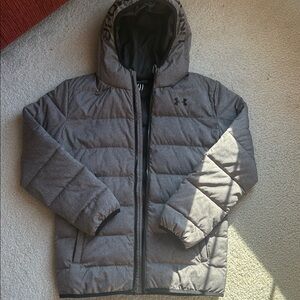 Under Armour Kids Charcoal Puffer Jacket